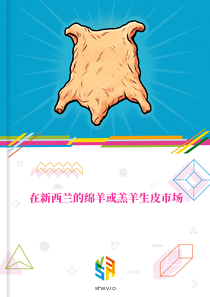 在新西兰的绵羊或羔羊生皮市场