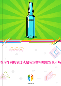 在匈牙利的输送或包装货物用玻璃安瓿市场