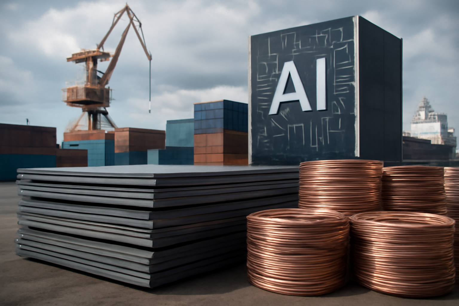AI compute boom strains steel, copper and skilled-labour supply chains