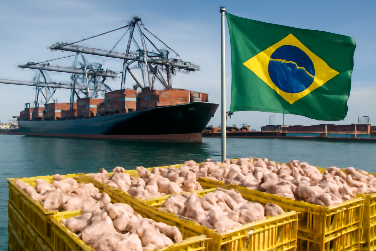 Brazilian chicken exports could reach record 5.87 million tonnes in 2026