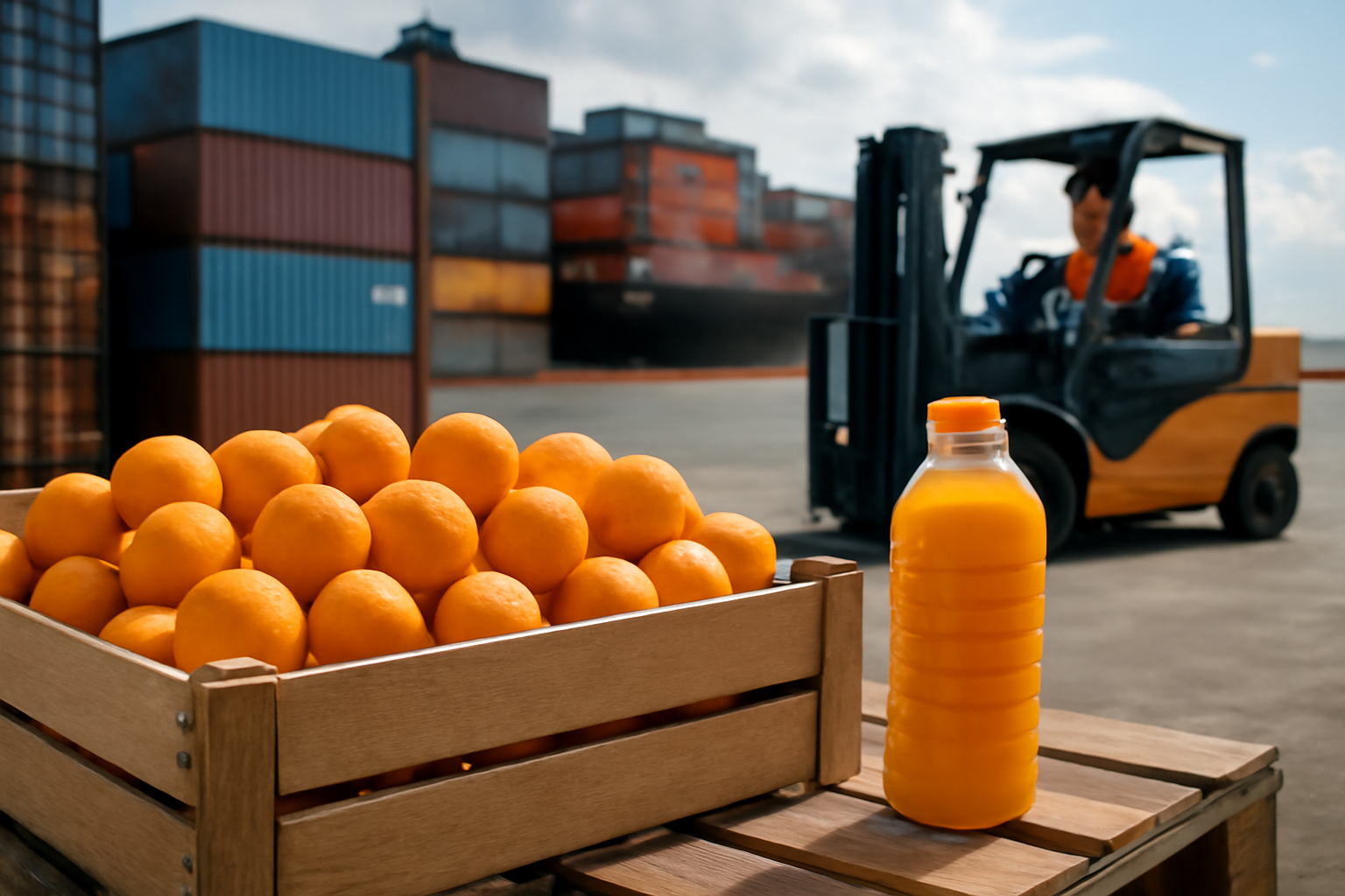 Brazil’s orange juice export volume holds steady as revenue falls 30%