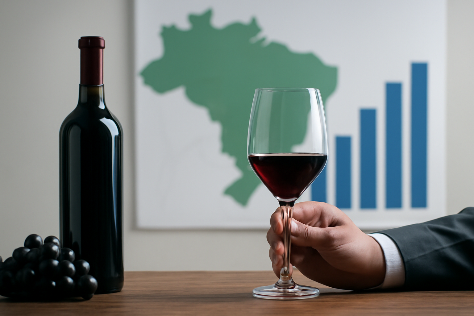 Brazil’s wine consumption reached a record high in 2025, OIV data show