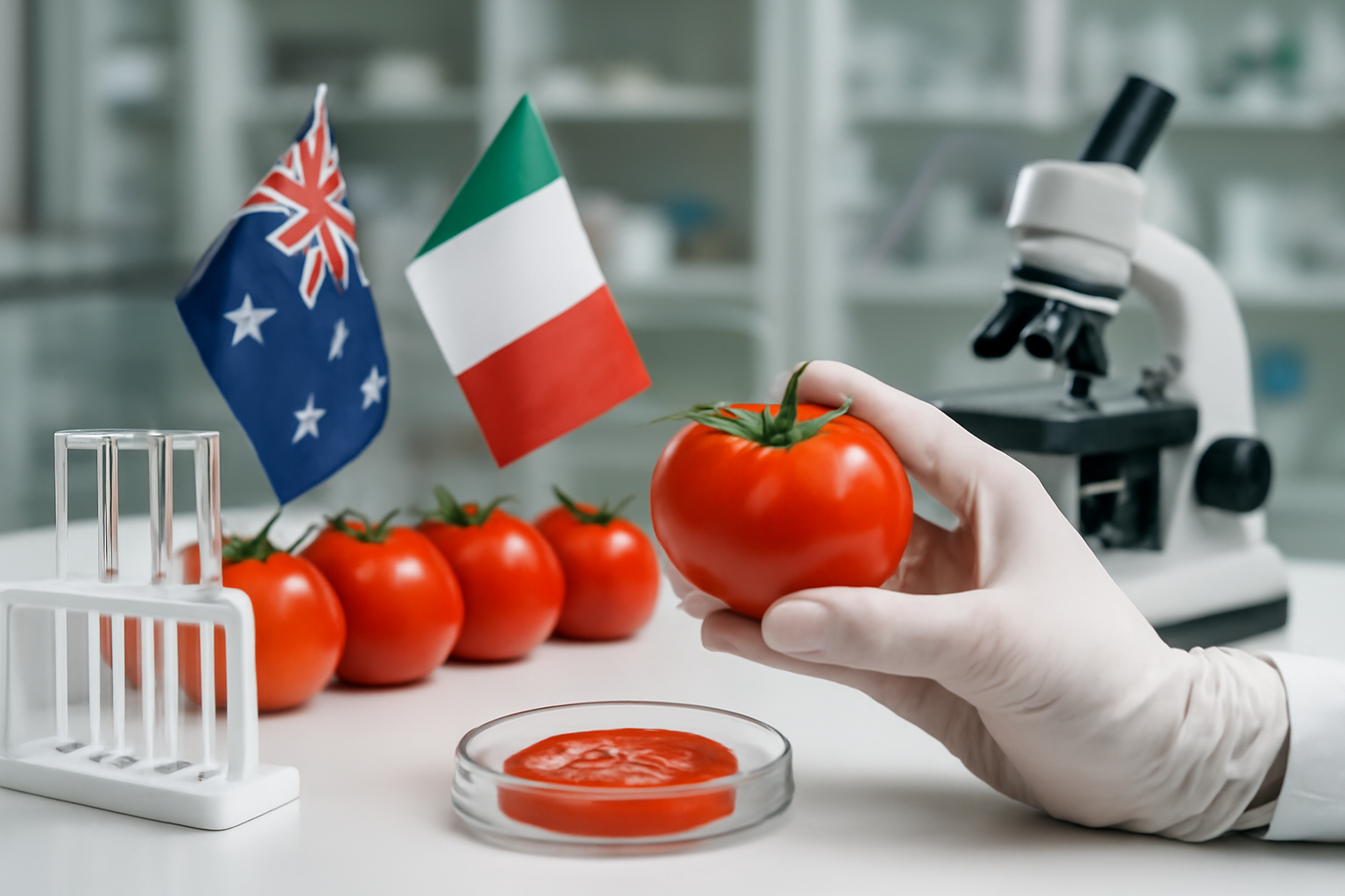 Forensic tests link Chinese tomatoes to products labelled Australian or Italian
