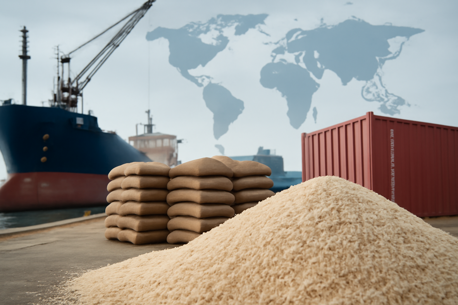 Preise für Nicht-Basmati-Reis steigen wegen El-Niño-Risiken um rund 18 $ je Tonne
