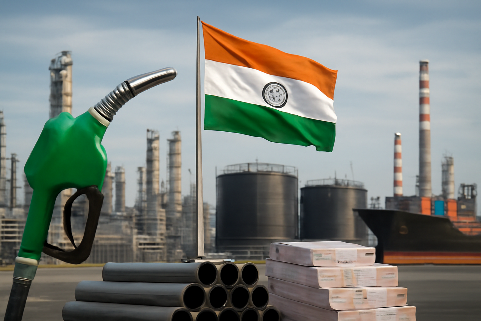 India Commits ₹75,000 Crore to Become a Petrol and Diesel Export Powerhouse