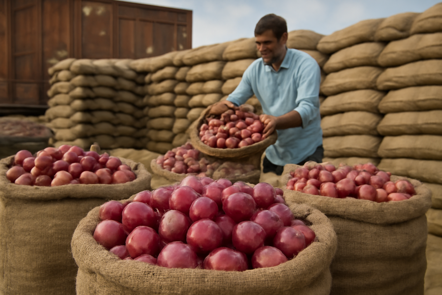 Indien erwägt Freigabe von Zwiebelreserven im September