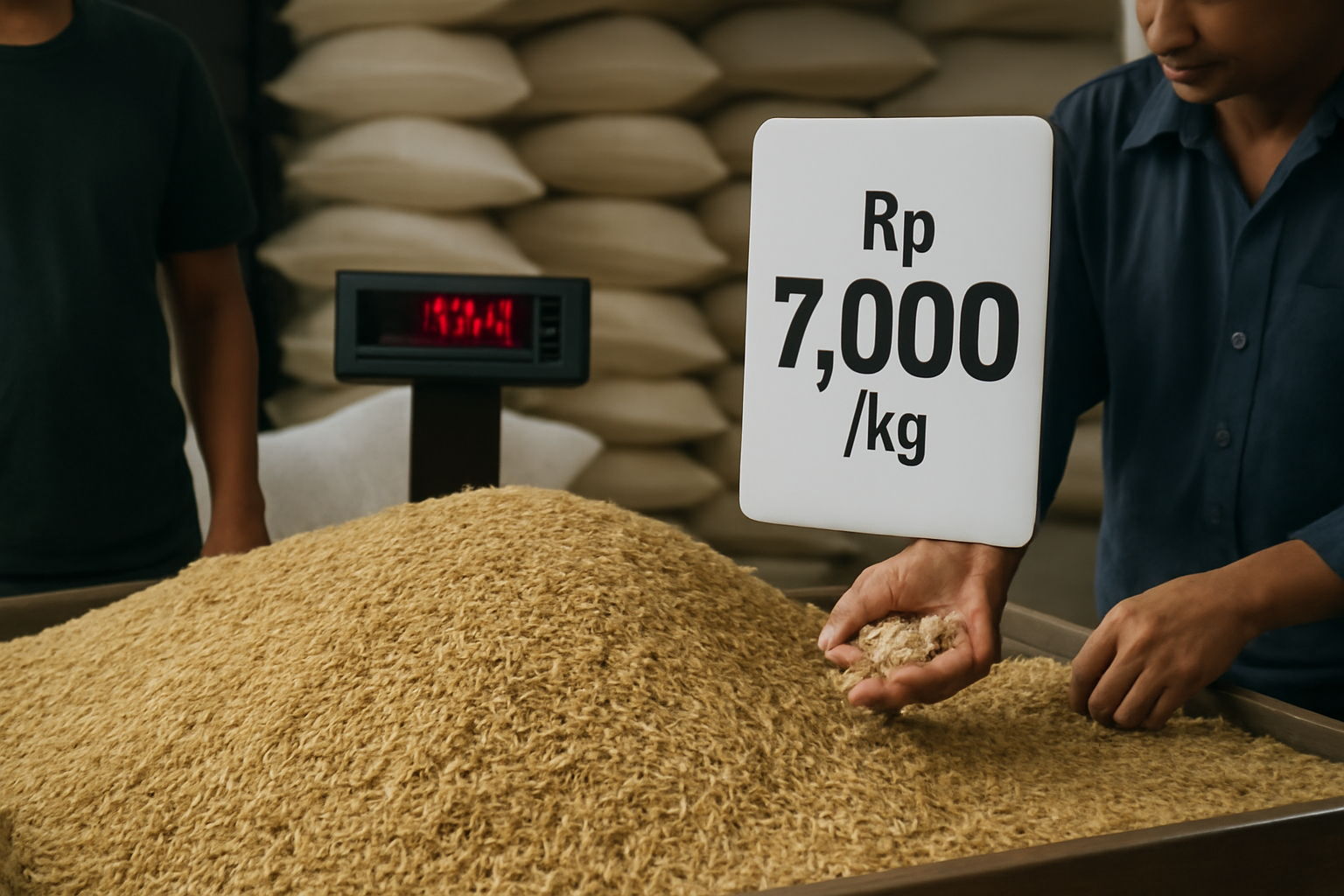 Indonesian farmgate paddy price reaches Rp7,000/kg, exceeding government floor