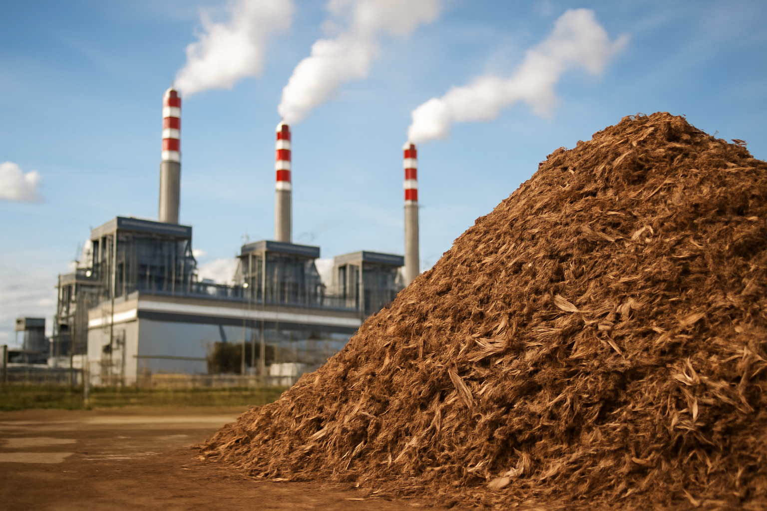 Indonesia promotes waste biomass as a coal substitute at power plants