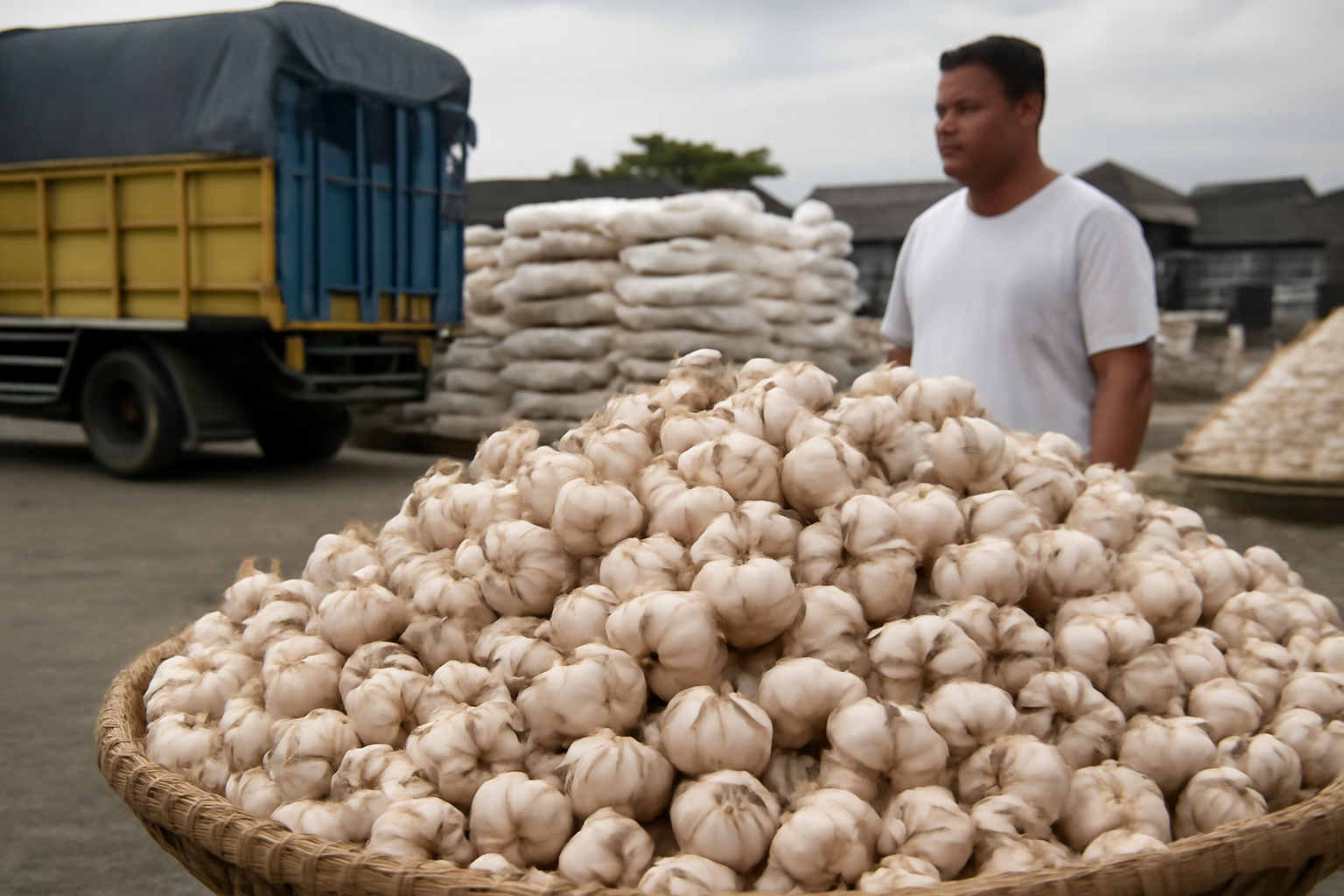 L'ail renchérit dans 269 régions d'Indonésie malgré la hausse des importations
