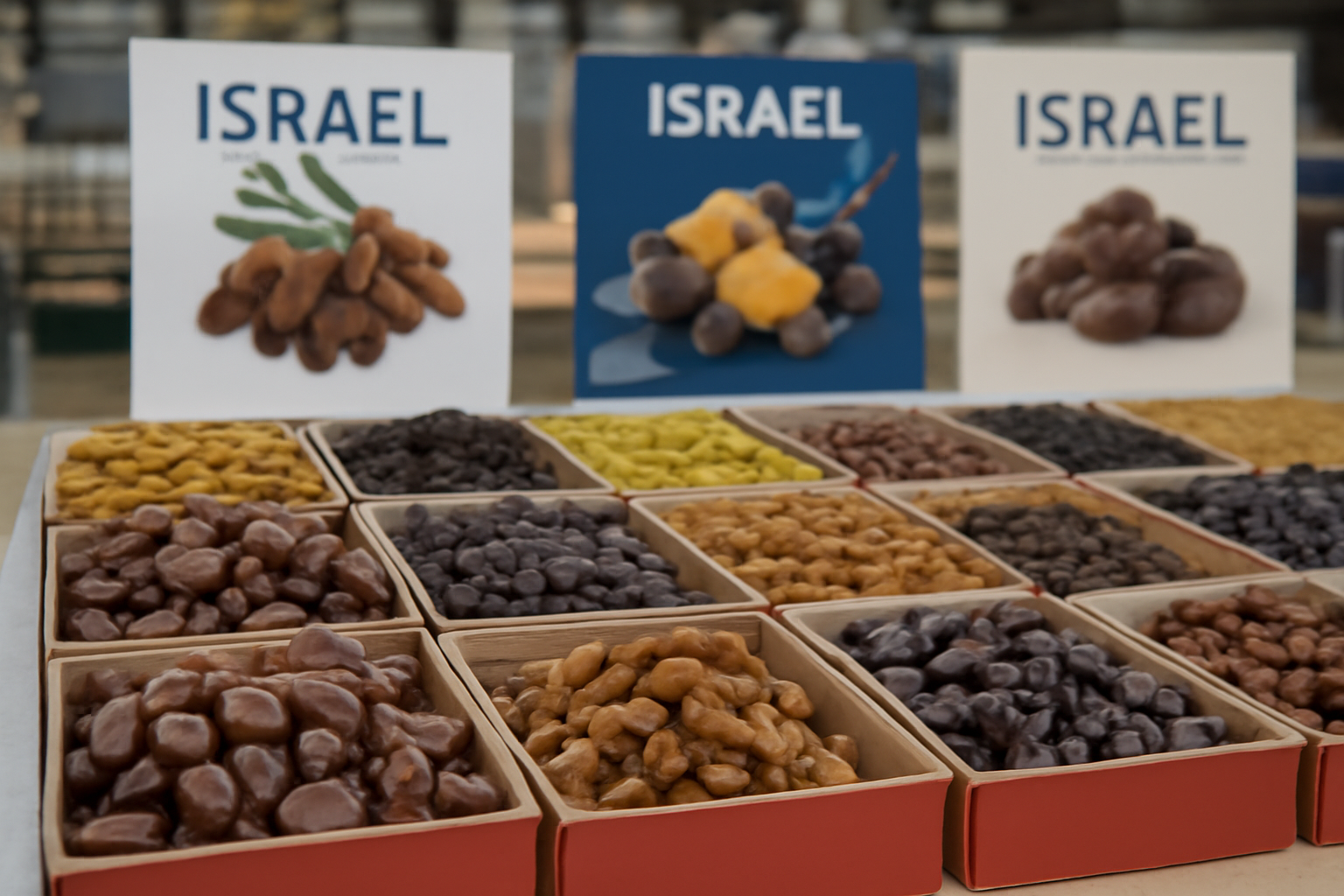 Three Israeli firms market dates and dried fruit from occupied territories in Spain