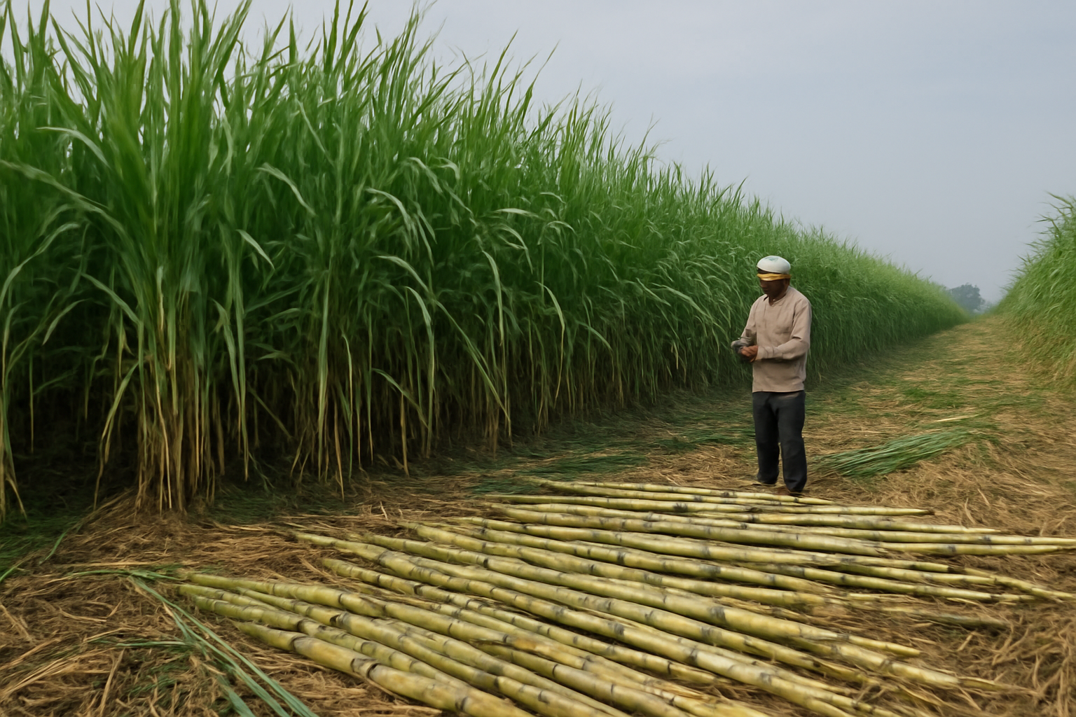 Kushinagar records sugarcane yield of 793.68 quintals per hectare in 2025-26