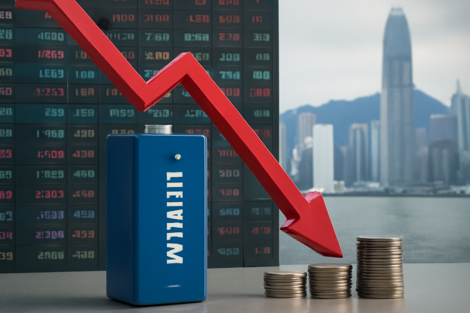 Lithium battery stocks slide in Hong Kong as new supply approaches