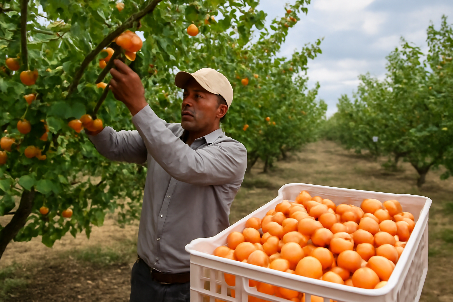 Malatya apricot harvest rebounds after frost, supporting Turkish export recovery