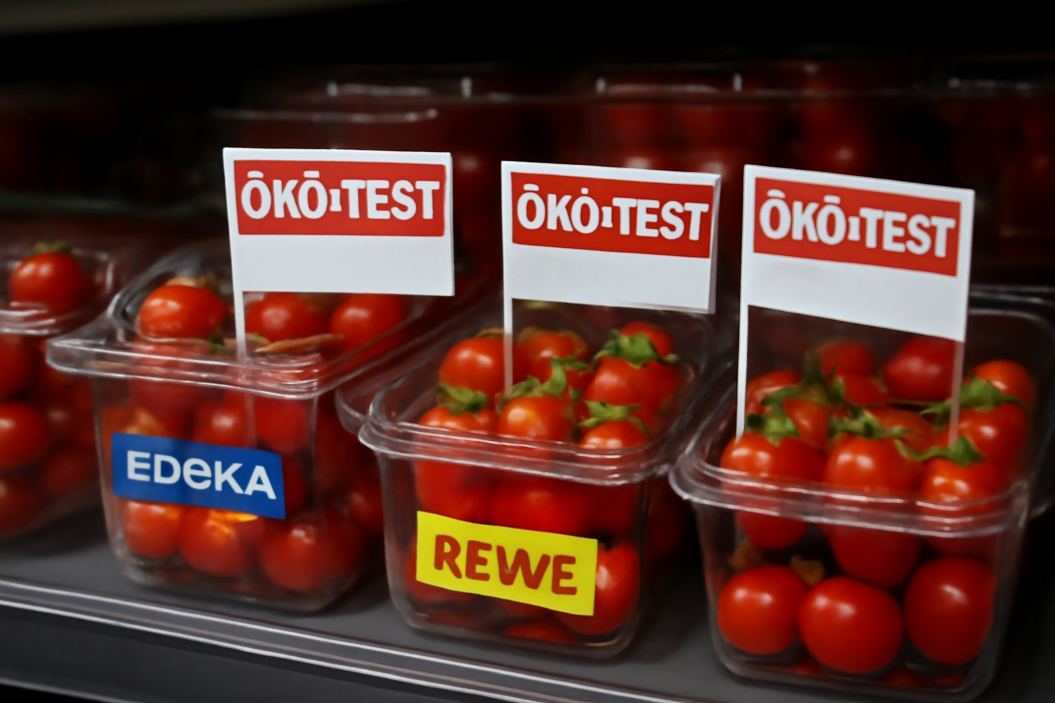 ÖKO-TEST flags four pesticides in Edeka and Rewe snack tomatoes