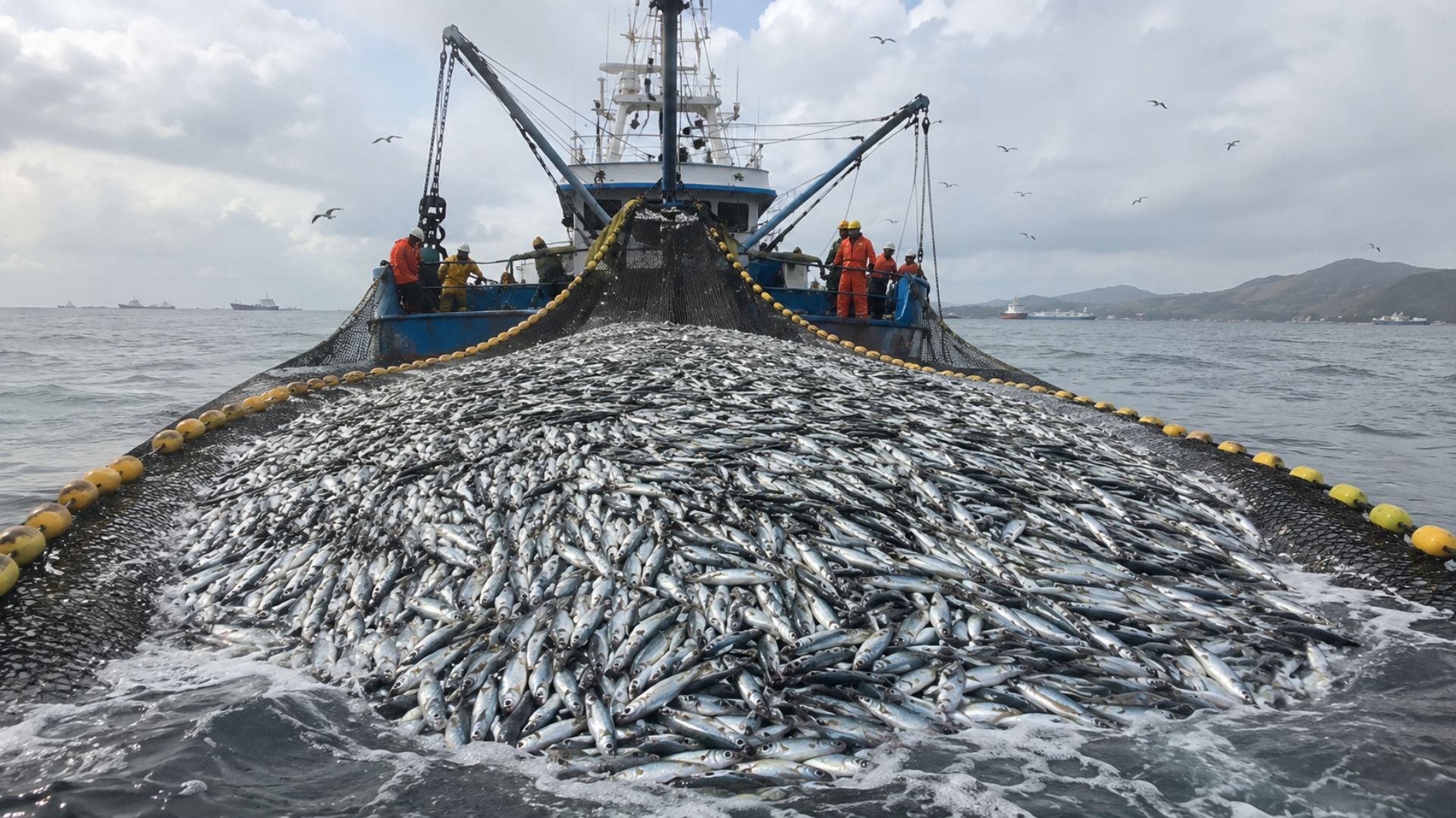 Peru's anchovy catch drives a $1.41 billion fishmeal and fish oil export chain