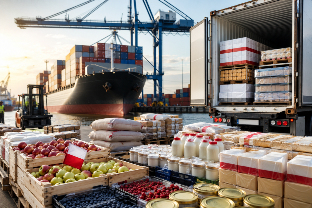 Polish agri-food exports reach €24.1 billion as trade surplus widens