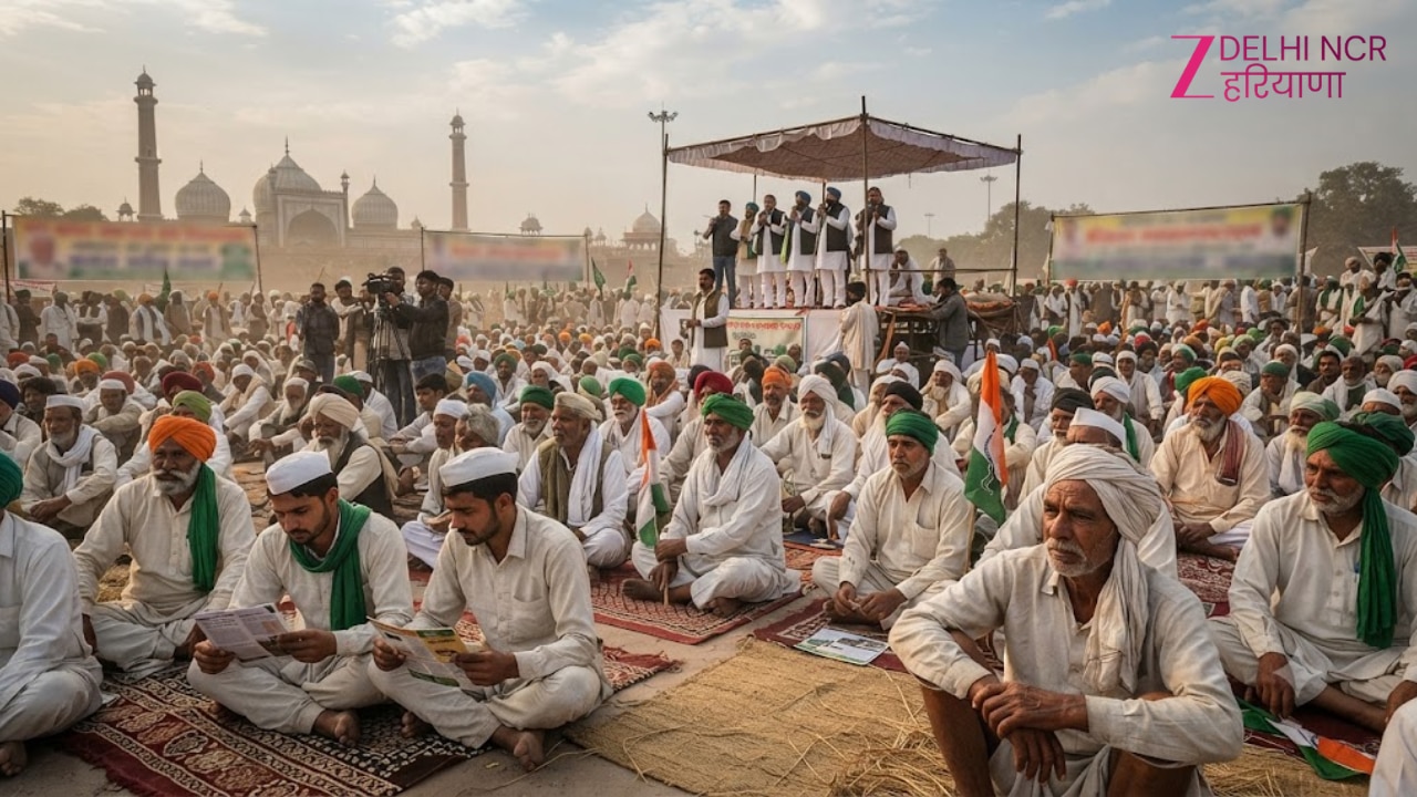 Punjab farmers march against proposed India-US trade deal as police seal Shambhu highway