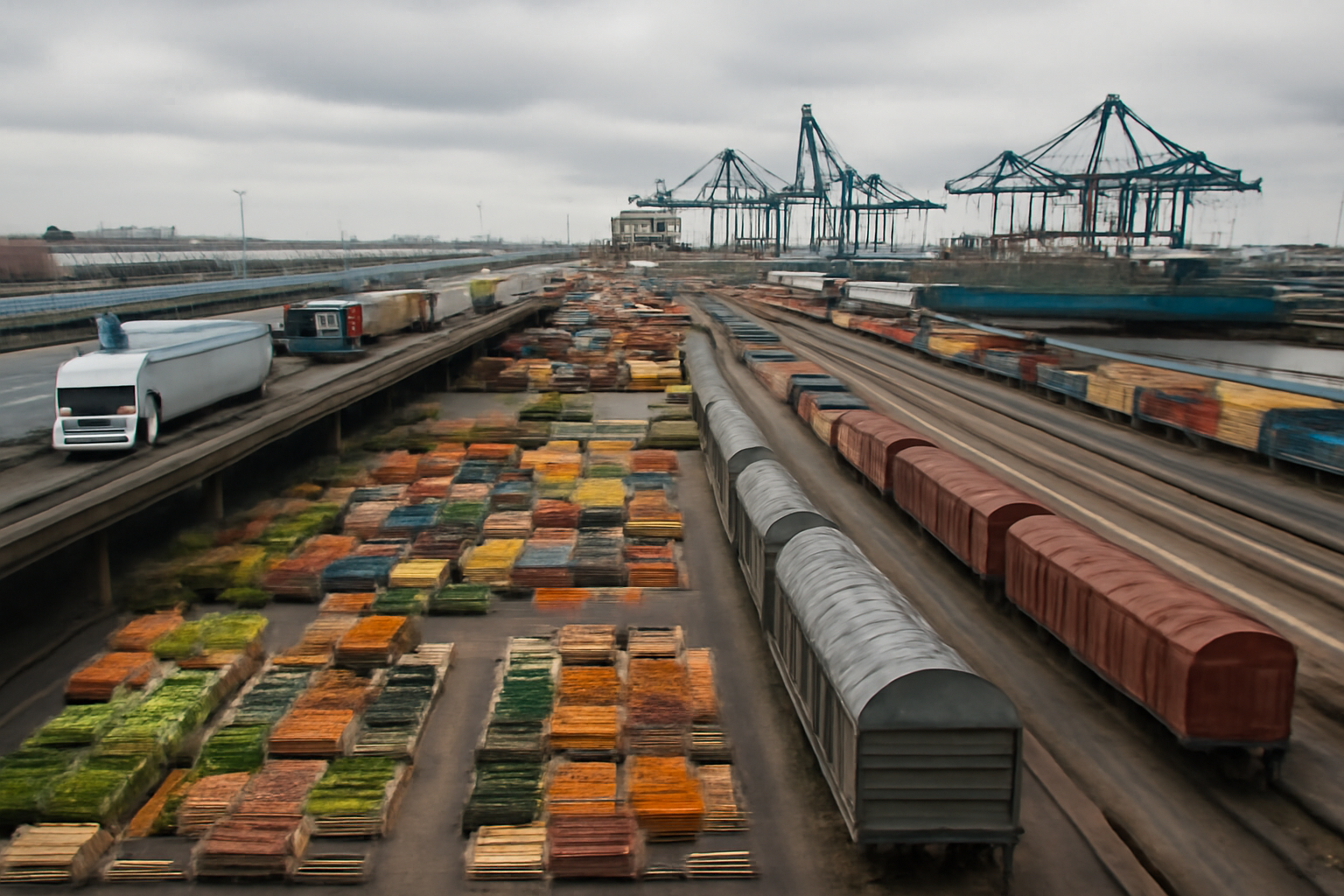 Rungis und Hafen Dünkirchen planen Bahnverbindung für Obst und Gemüse