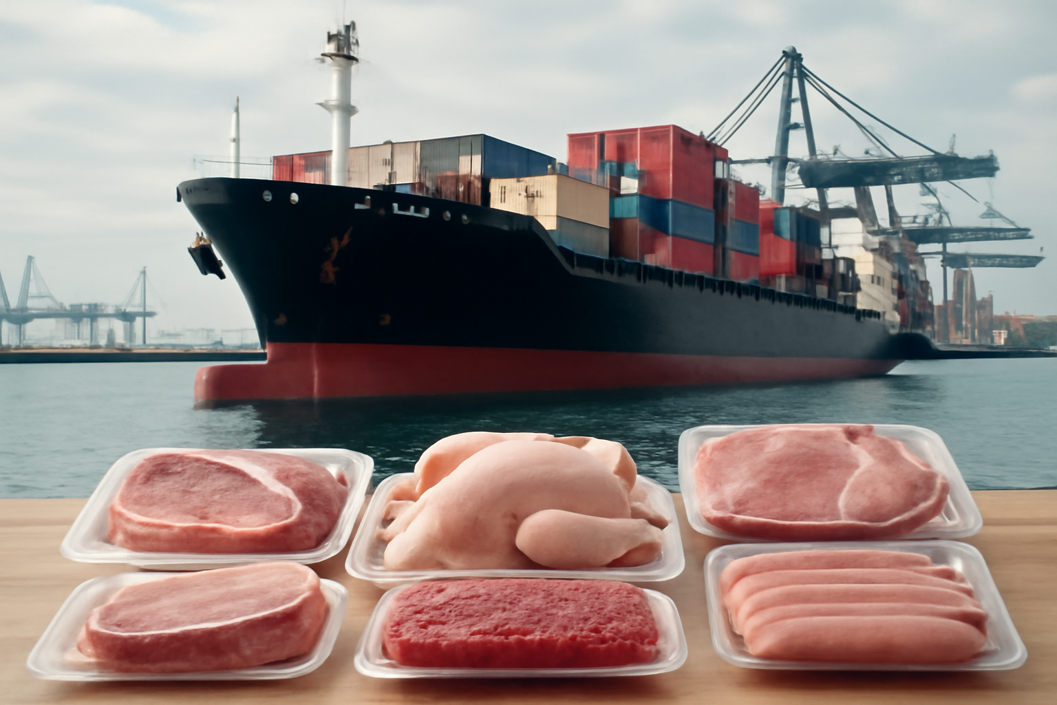 Russia's 2025 meat and poultry exports hit record levels, TASS reports
