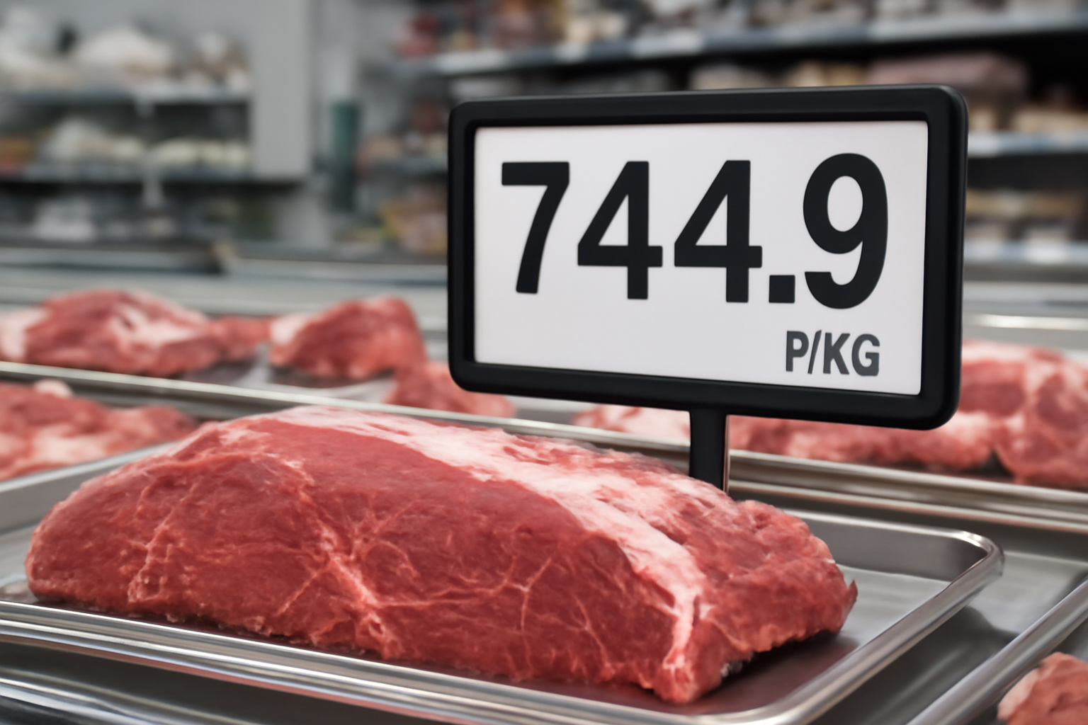 Russian beef prices reach record 744.9 rubles per kg