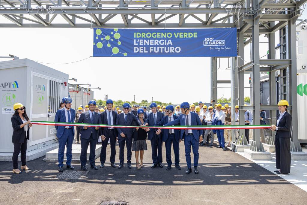 Sapio inaugurates Italy's first renewable hydrogen plant at Porto Marghera