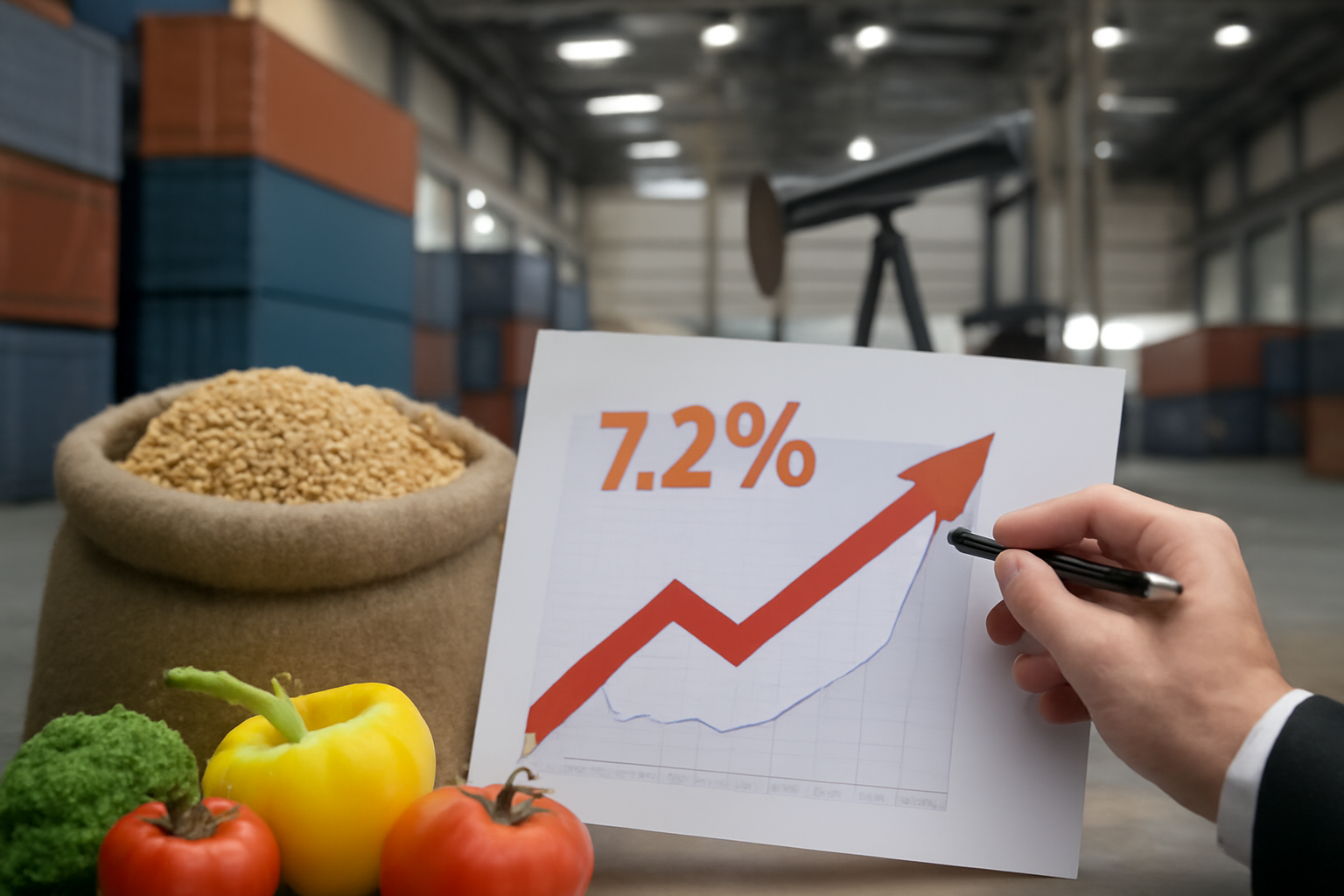 Thailand's producer prices rise 7.2% in June as energy costs and Middle East conflict lift food inputs