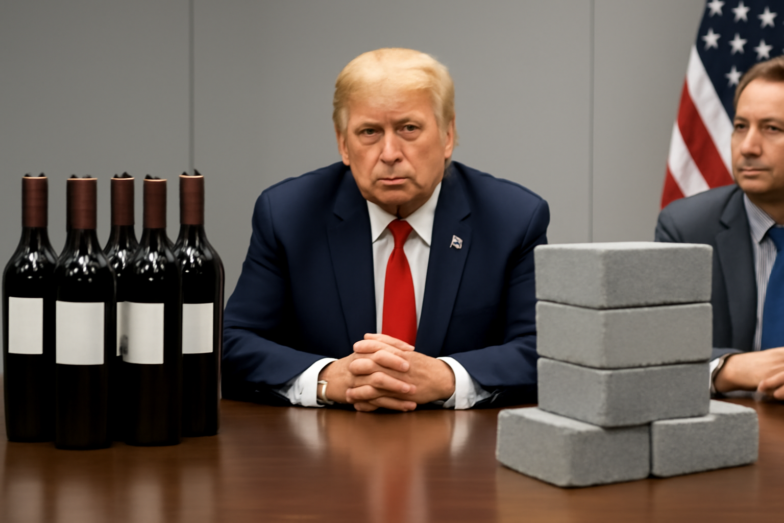 Trump imposes 50% tariffs on Canadian wine and cement as trade-deal confidence falls