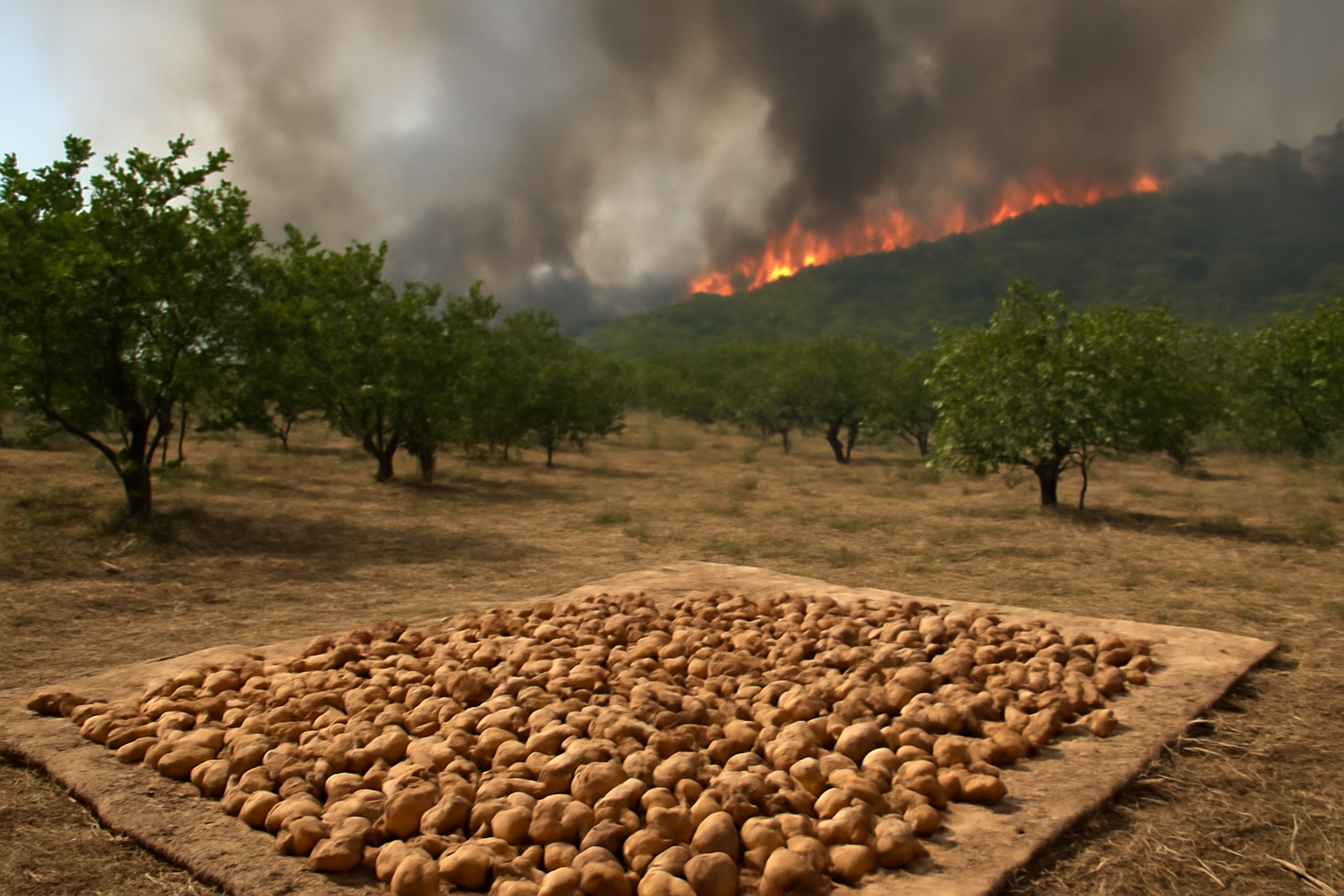 Wildfires threaten Beni Maouche dried fig production in Algeria