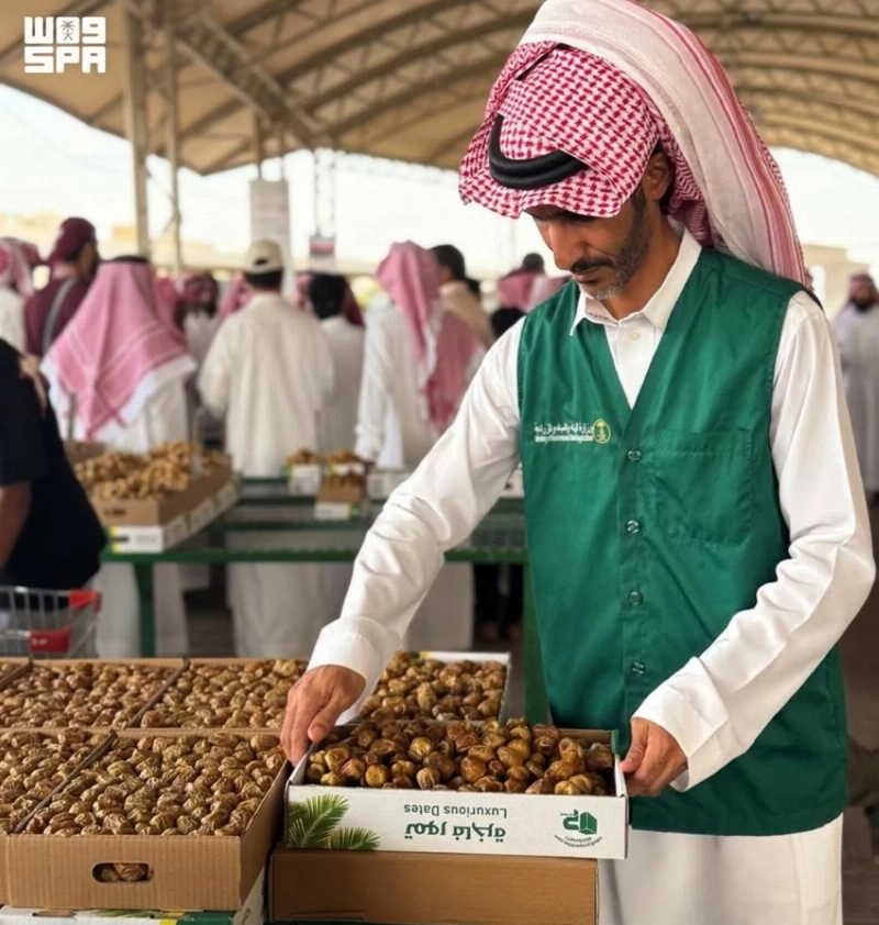 Al-Rass Date Market Sales Reach 204 Tonnes as Saudi Season Gains Pace