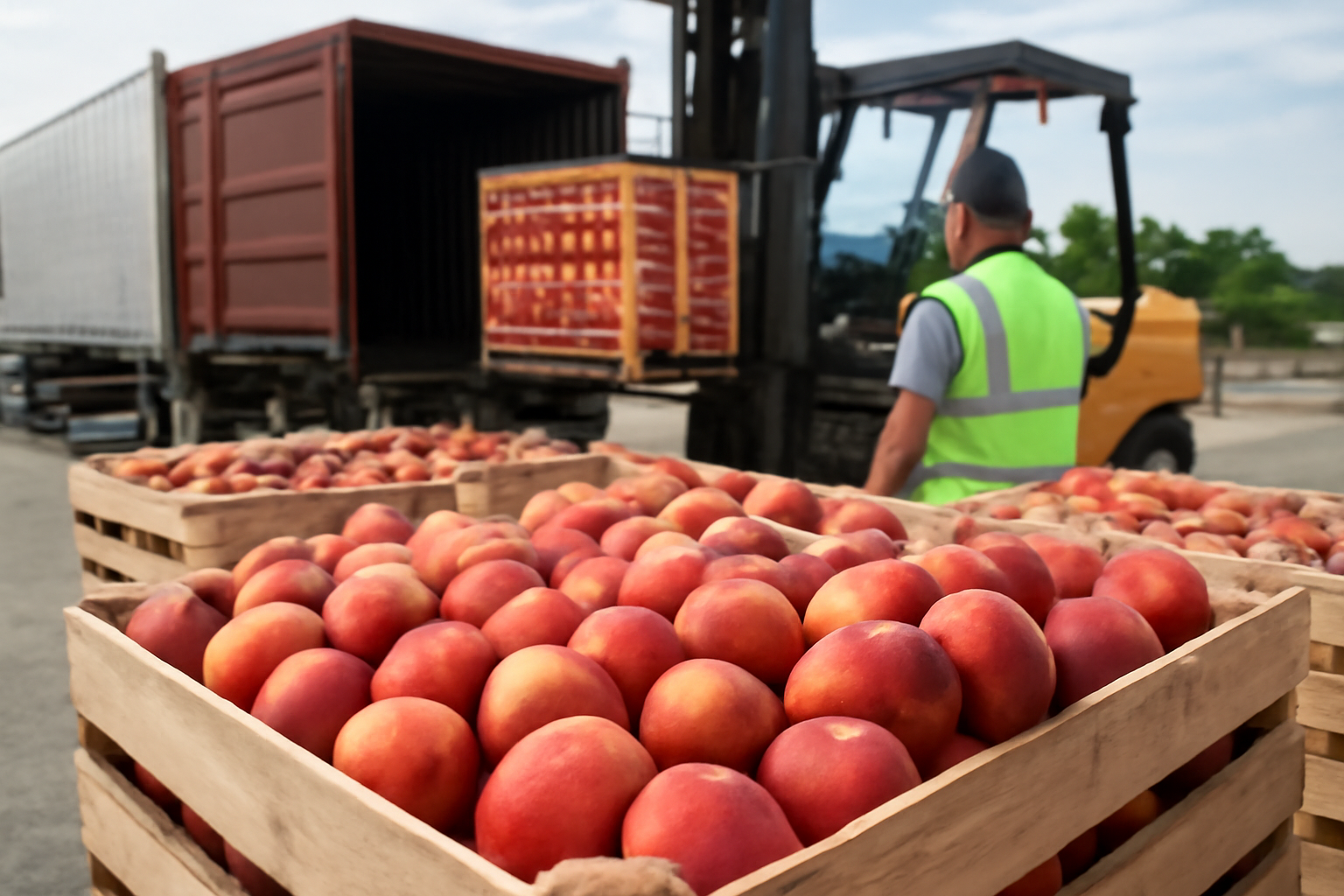 Bilecik’s nectarine crop heads abroad as stone-fruit harvest reaches 63,489 tons