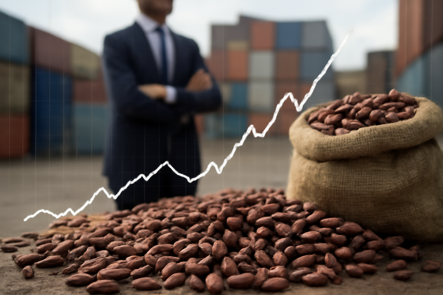 El cacao rebota casi un 93 % desde el mínimo de 2026 y afronta una prueba decisiva