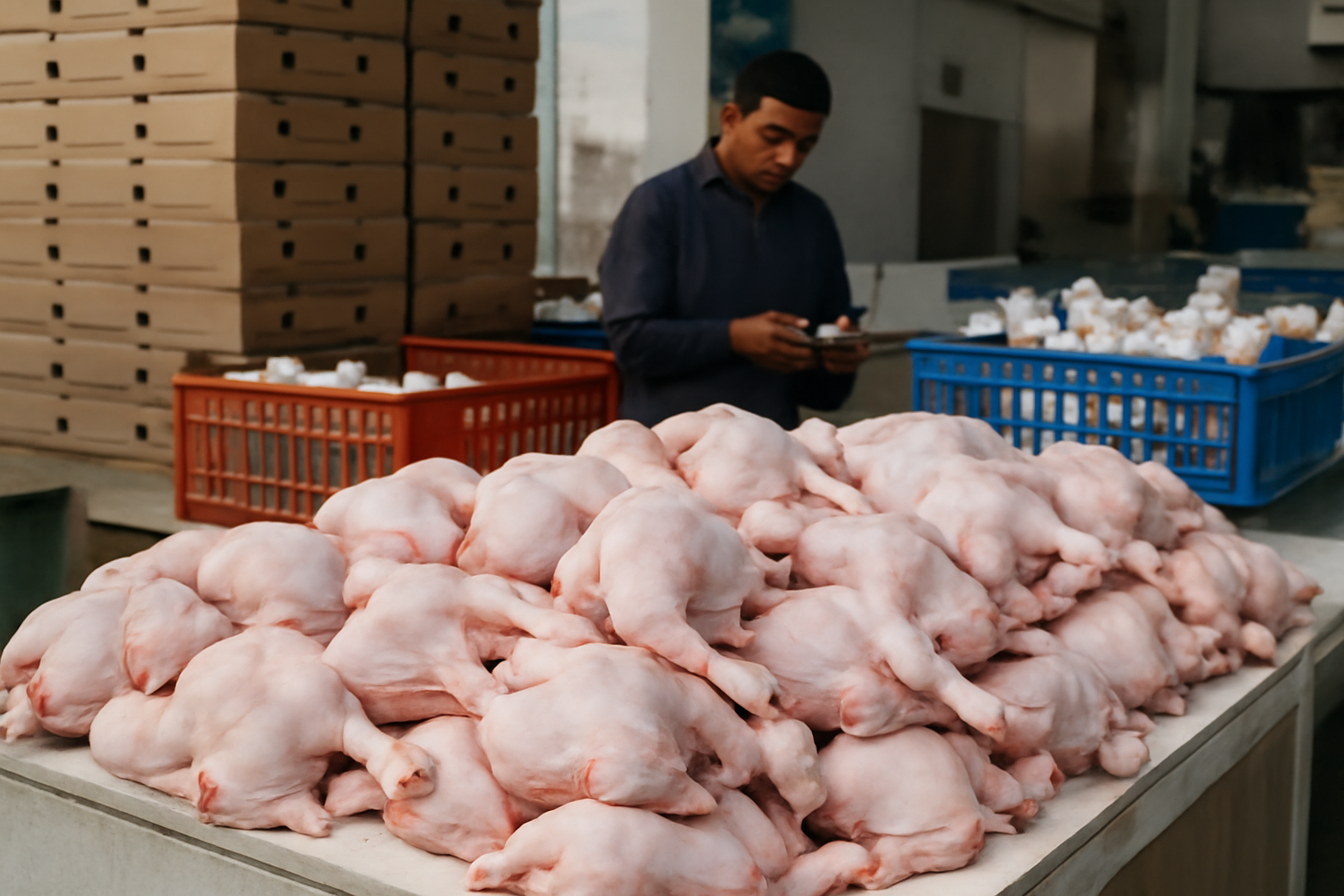 Профицит мяса птицы в Египте превысил 25%, цены на кур и цыплят снизились
