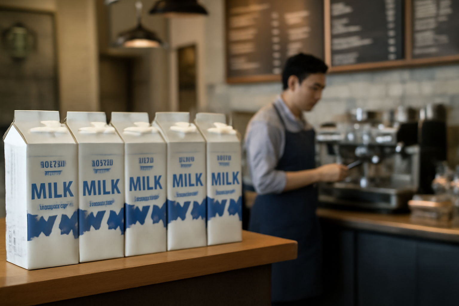 La leche UHT importada avanza en Corea del Sur, pero las cafeterías se resisten