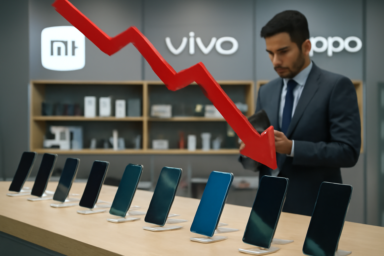 India smartphone sales fall 11.1% as rising memory costs hit Chinese brands