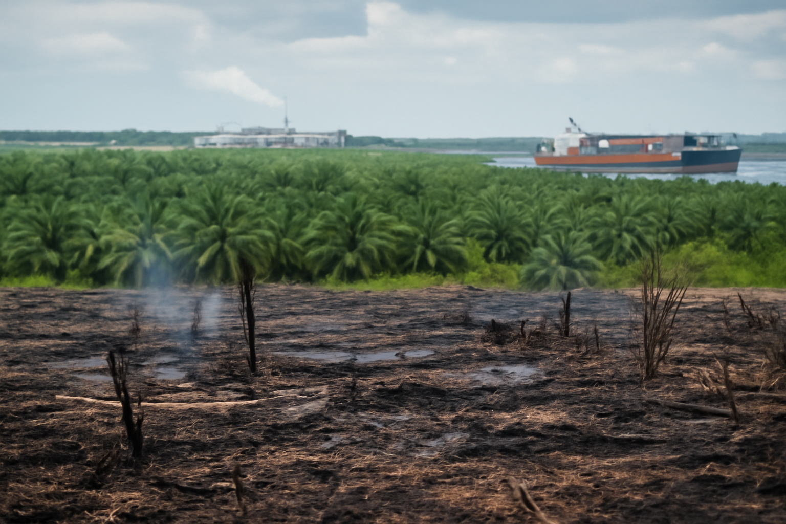 Indonesian palm oil from land burned in 2026 faces European market-access risk