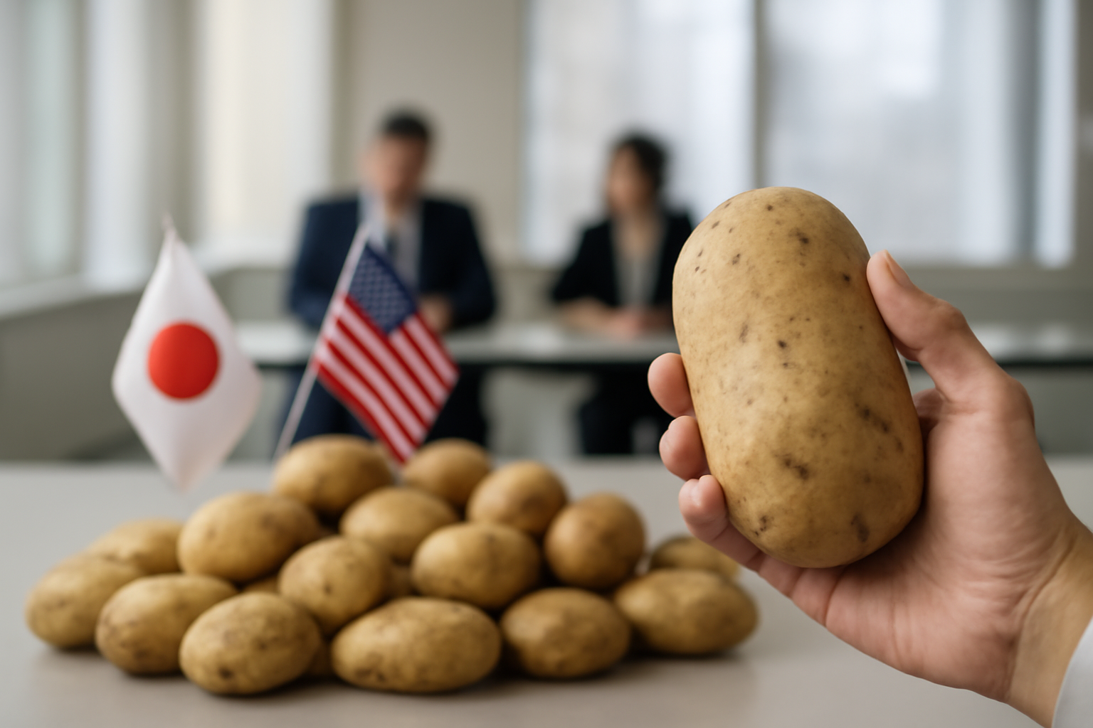 Japão aproxima-se de decisão sobre importação de batata fresca dos EUA