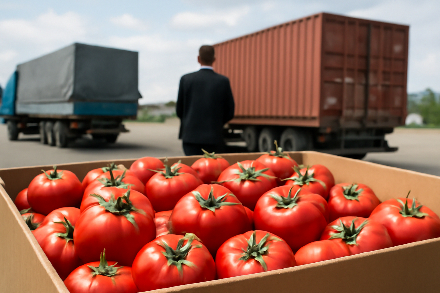 Quirguistão amplia importações de tomate em 20,2% e gastos em 54,8%