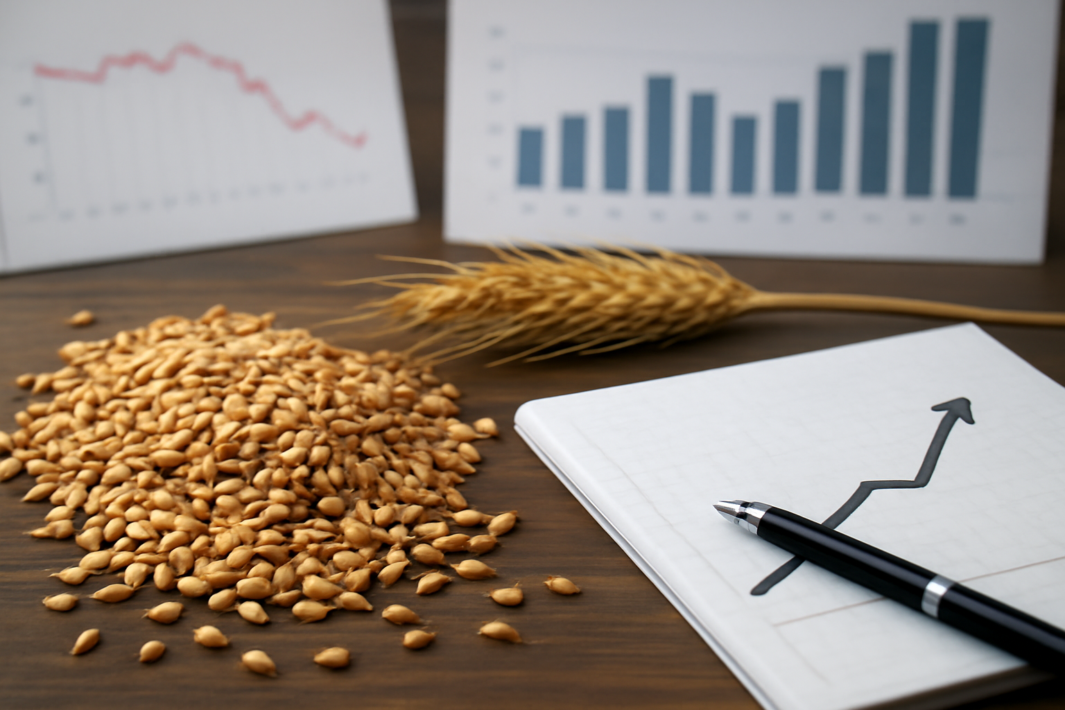 Lower USDA estimate for US grain output raises wheat price concerns