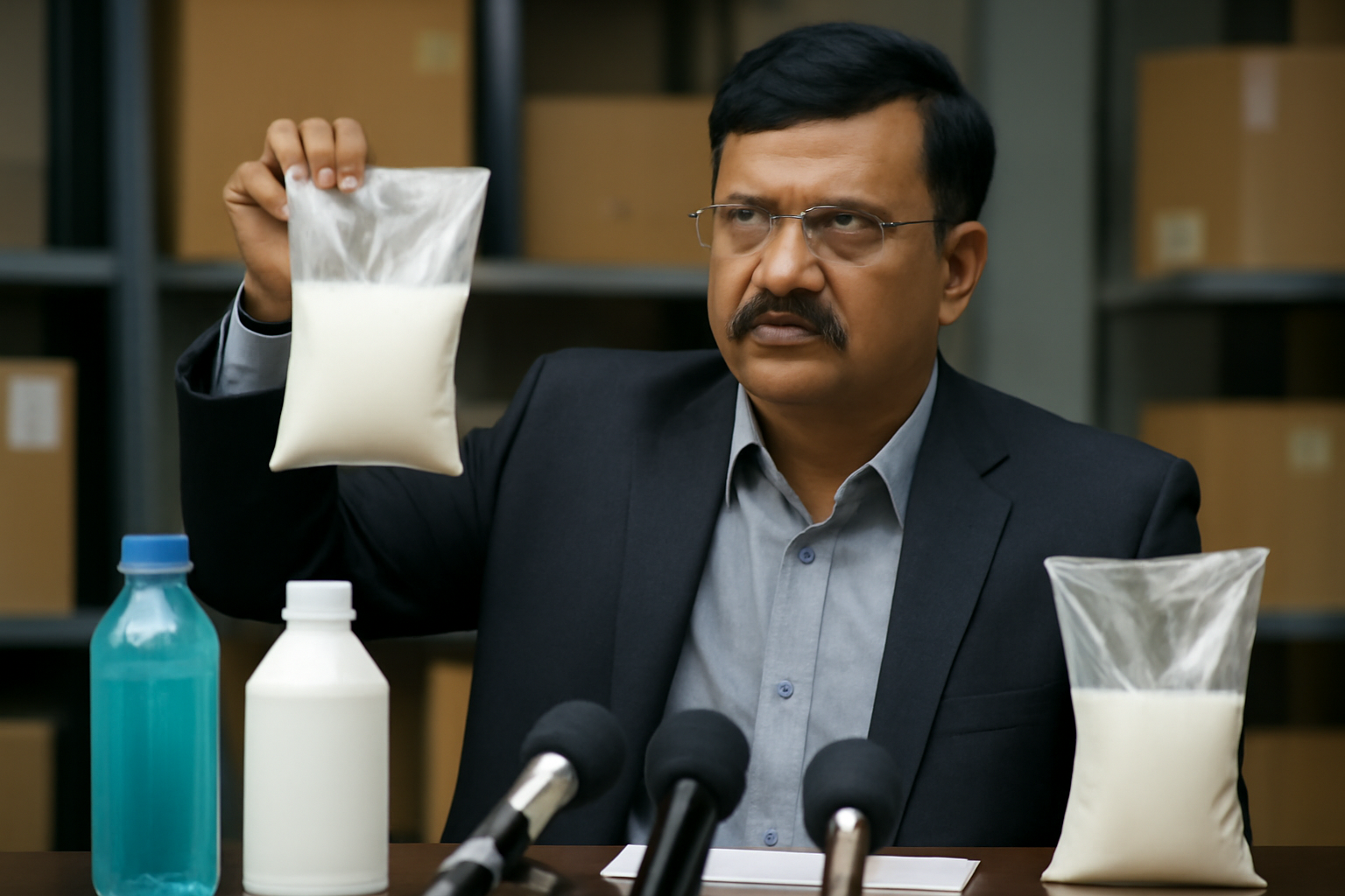 Maharashtra FDA chief flags alleged synthetic milk made with caustic soda and shampoo-like chemicals