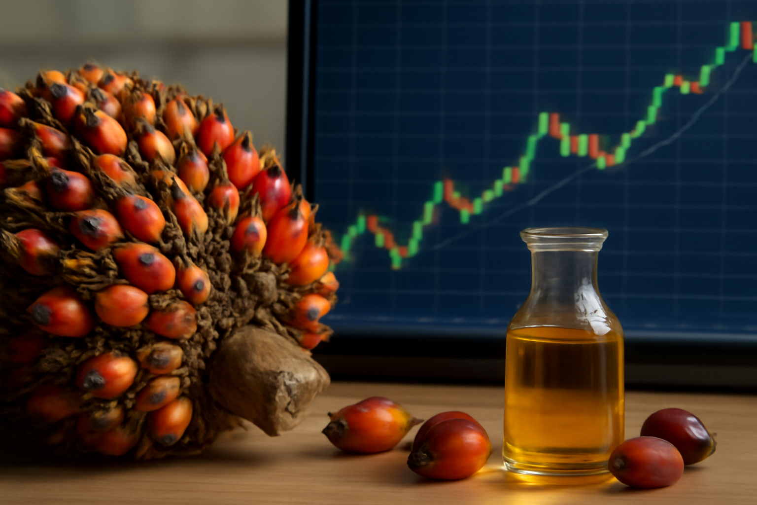 Malaysian Crude Palm Oil Futures Close Higher for a Fourth Consecutive Session