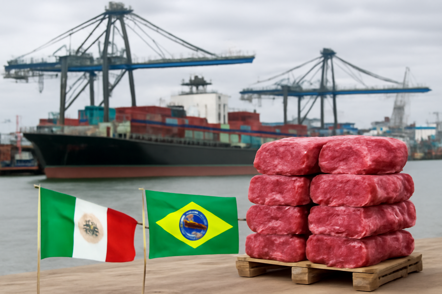 Mexico’s beef imports from Brazil fall 8.5% in January-July as tariff returns