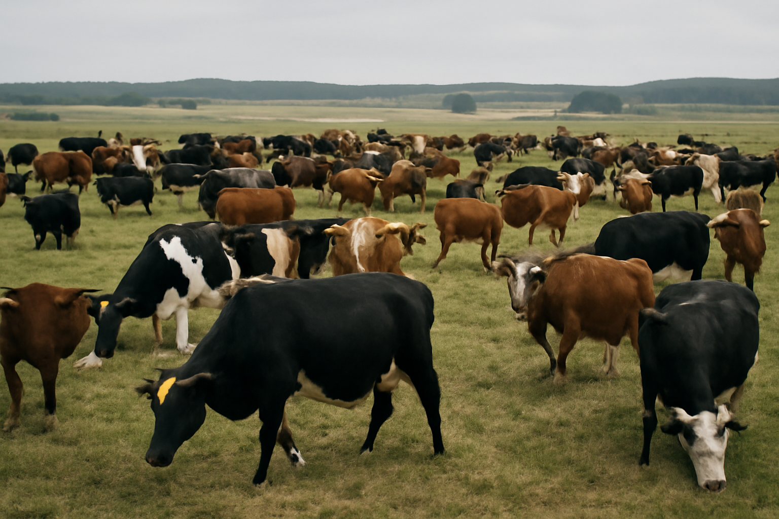 Cattle herd declines recorded across 70 Russian regions