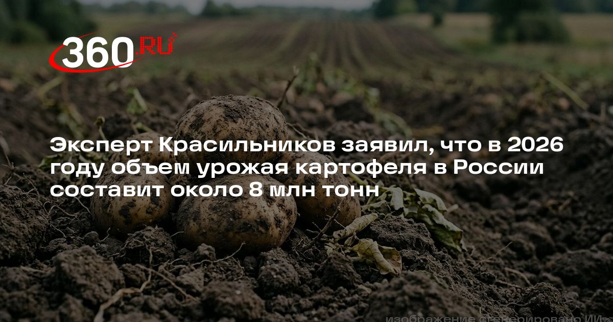 Russia’s 2026 Potato Harvest Forecast at About 8 Million Tonnes