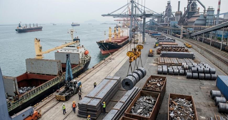 Rusia vuelve en julio al top diez de proveedores de metales ferrosos de Corea del Sur