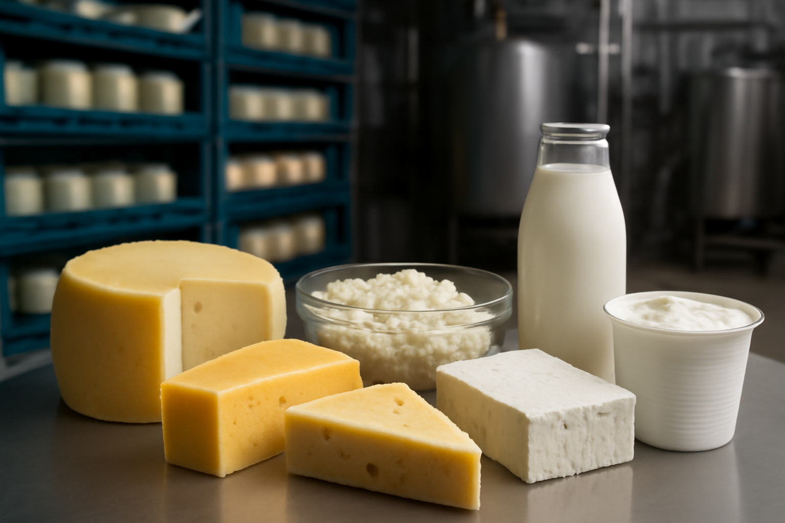 Russian cheese and curd output rises as overall food production falls in July