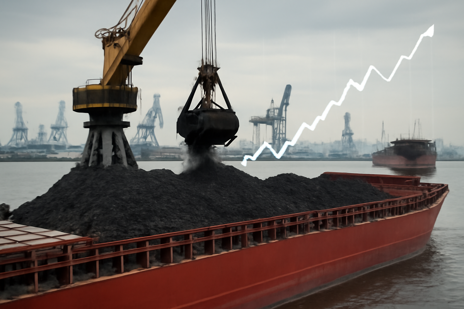 Le charbon thermique russe atteint son plus haut prix à l’export depuis le printemps 2023