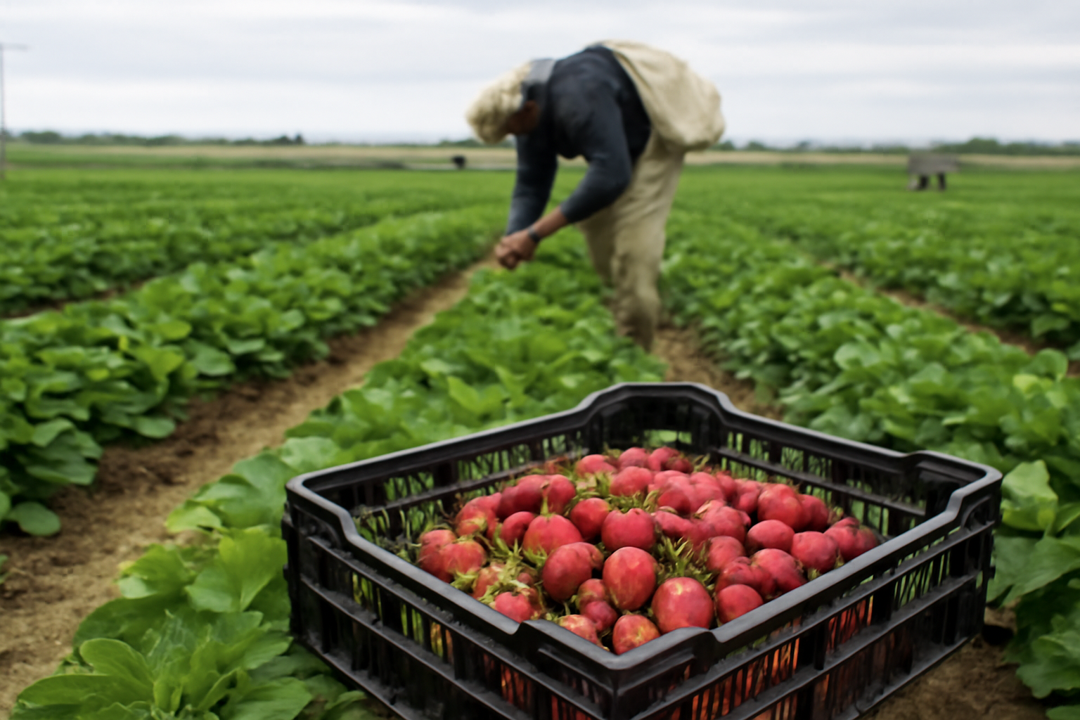 África do Sul produz 33.000 toneladas de morango com custos elevados