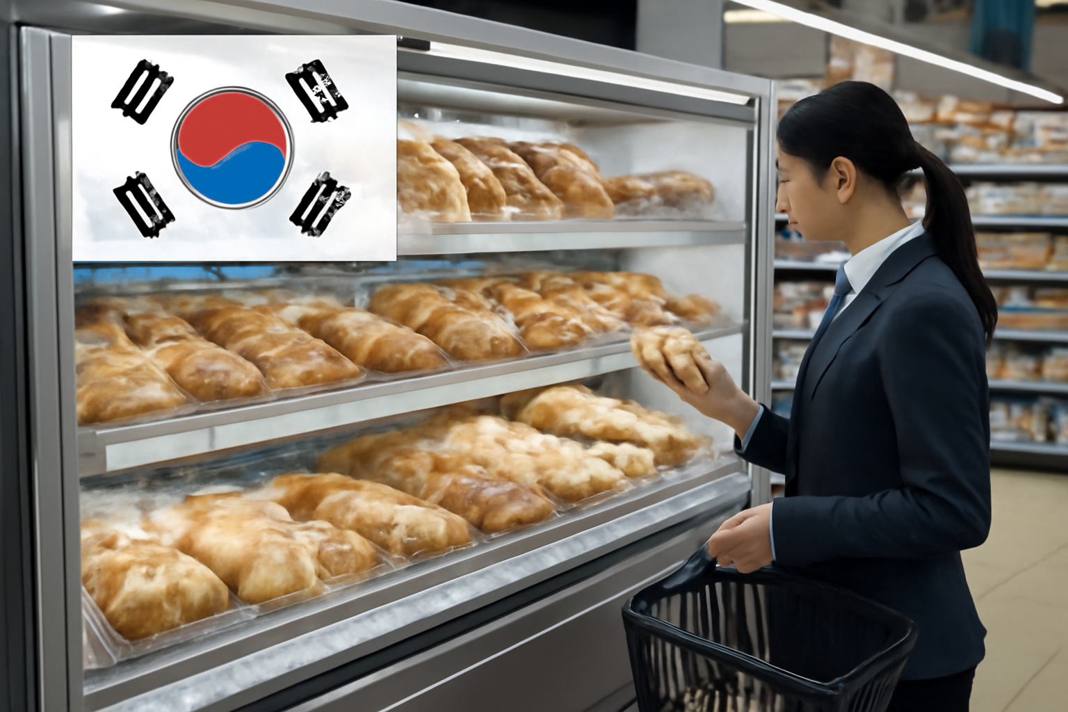 Mercado sul-coreano de panificação congelada chega a 1 trilhão de wones