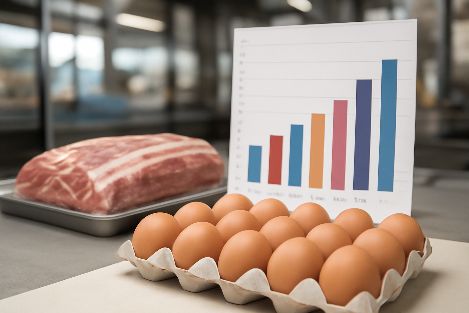 Thai egg prices lead seven-country Asian comparison as hog prices rise