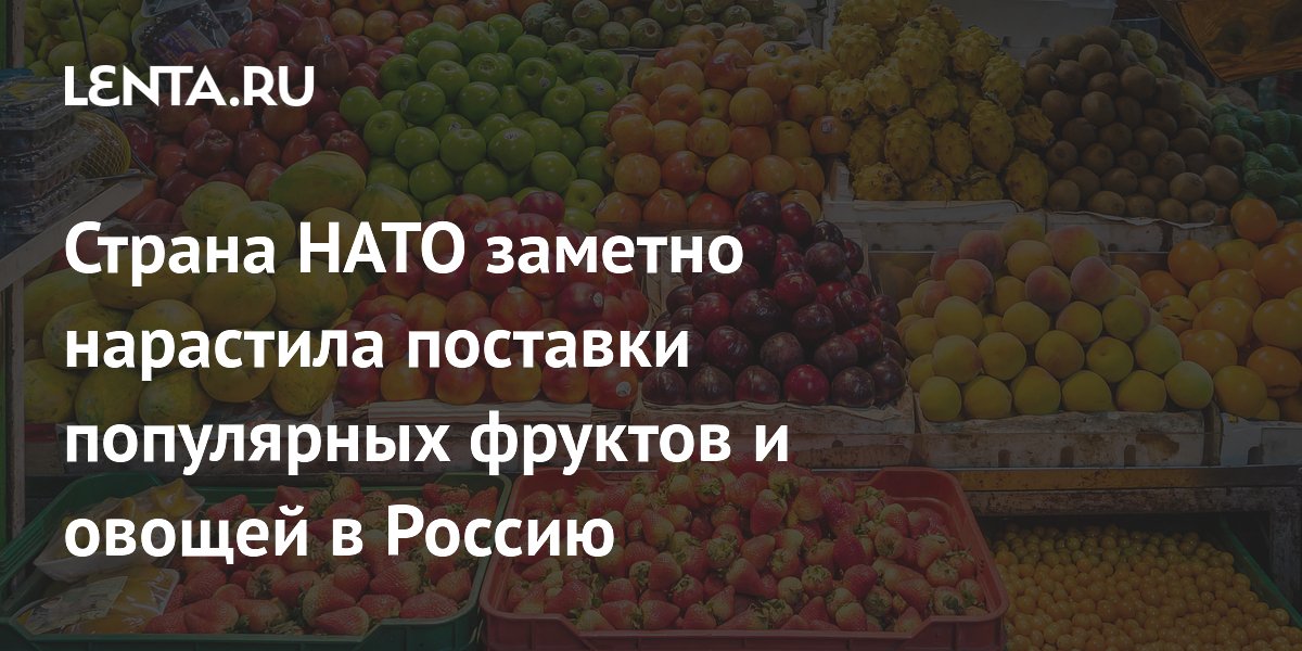 Les livraisons turques de fruits et légumes à la Russie progressent de 8,3%